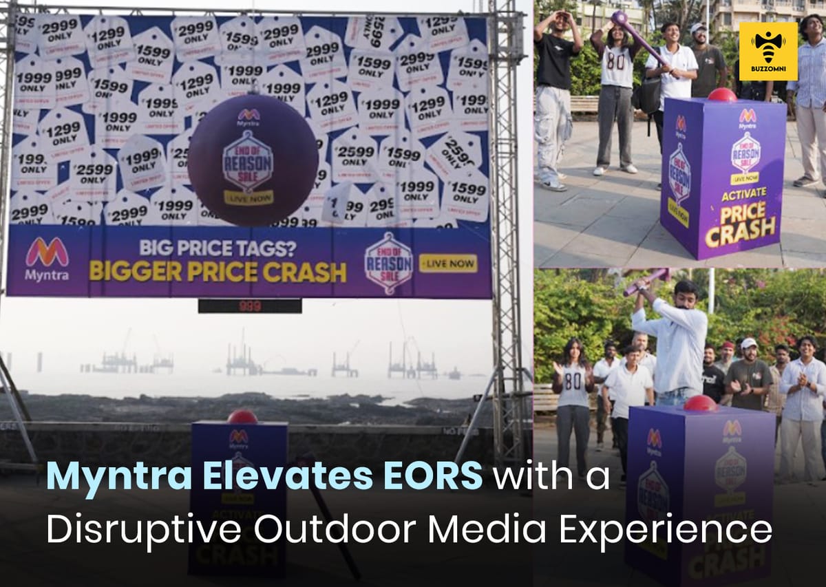 How Myntra’s EORS OOH Activation Turned Outdoor Media Into a Blockbuster Experience