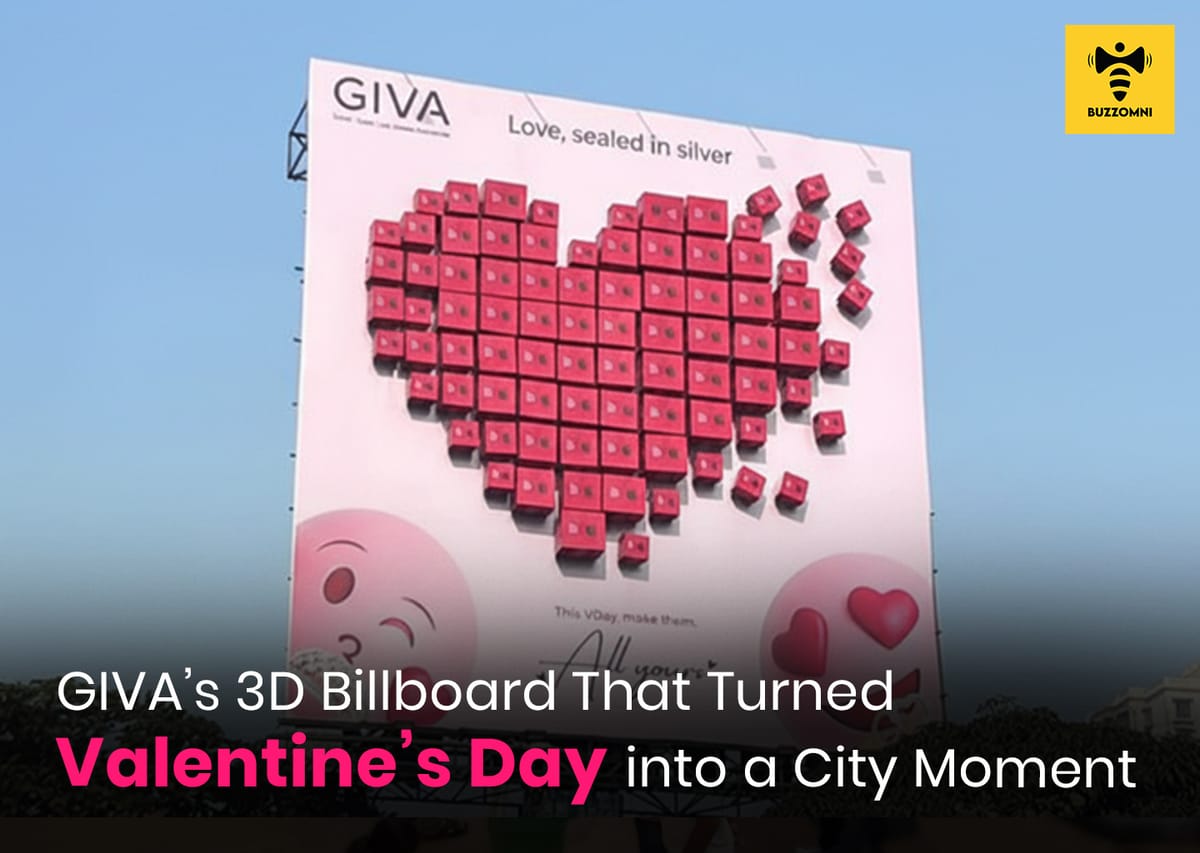How GIVA’s Billboard Innovation Turned Valentine’s OOH into an Unforgettable Brand Moment