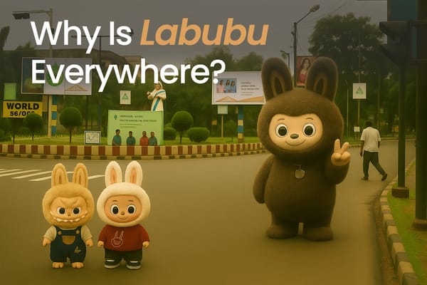 Buzzomni - Indias best outdoor advertising companys take on Labubu