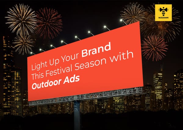 Festive outdoor ads by BuzzOmni: billboards, cab wraps & metro branding that amplify brand impact.