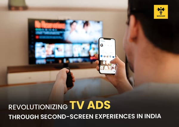 Interactive second-screen TV campaign boosting engagement for television adverts in India.