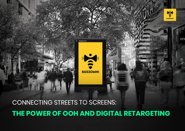 BuzzOmni showcasing how OOH and digital retargeting connect offline ads with online conversions