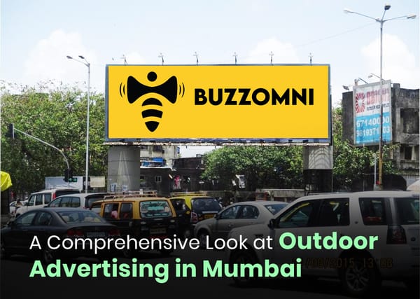 Outdoor advertising across Mumbai showing billboards, transit media, and street-level OOH formats.